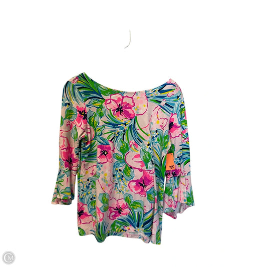 Top Long Sleeve Designer By Lilly Pulitzer In Multi-colored, Size: S