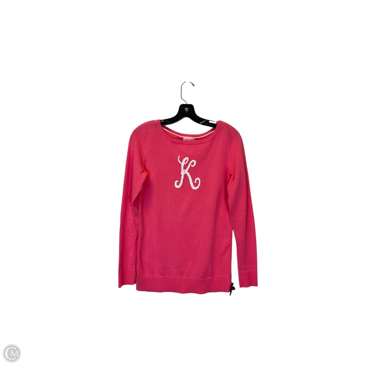 Top Long Sleeve Designer By Lilly Pulitzer In Pink, Size: M