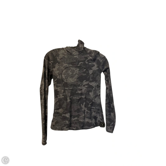 Athletic Sweatshirt Hoodie By Lululemon In Grey