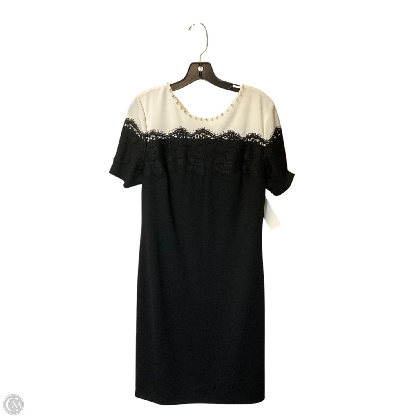 Dress Designer By Karl Lagerfeld In Black, Size: 10