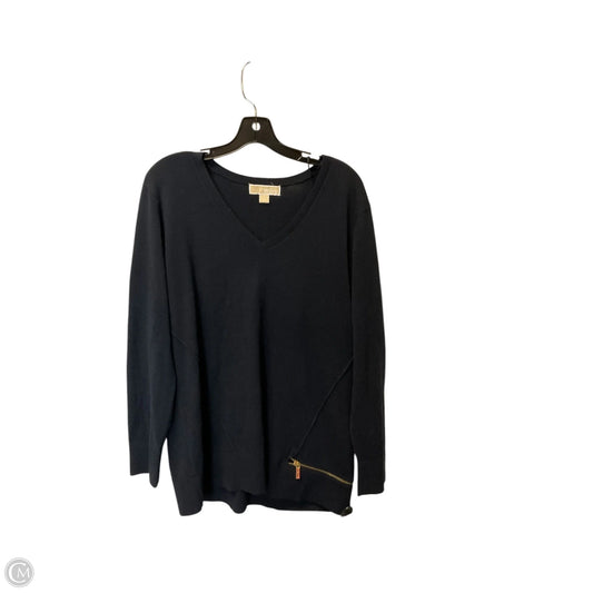 Top Long Sleeve By Michael By Michael Kors In Navy, Size: L