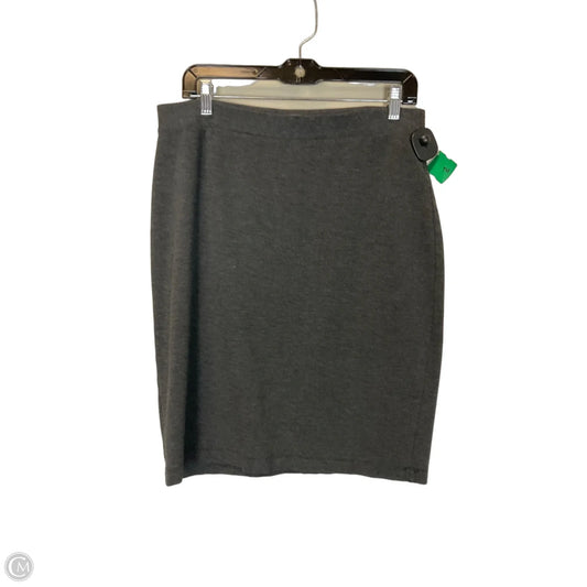 Skirt Mini & Short By Liz Claiborne In Grey, Size: L