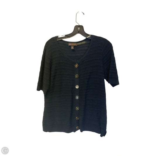 Top Short Sleeve By Dana Buchman In Black, Size: S