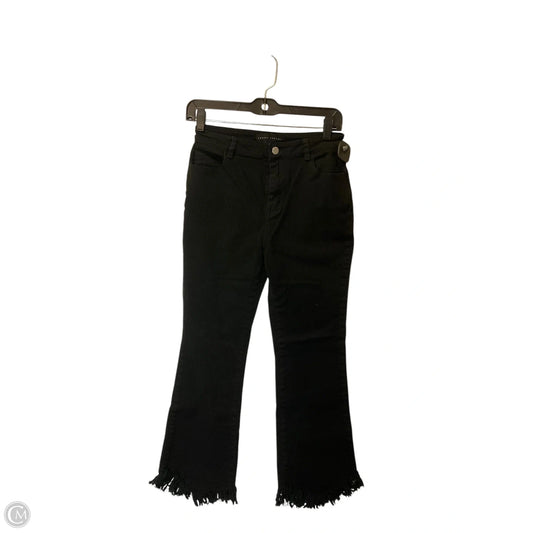 Jeans Flared By English Factory In Black Denim, Size: 2l