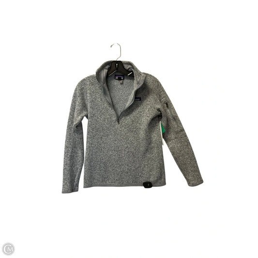 Sweatshirt Collar By Patagonia In Grey, Size: S