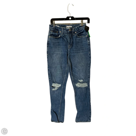 Jeans Straight By Good American In Blue Denim, Size: 0