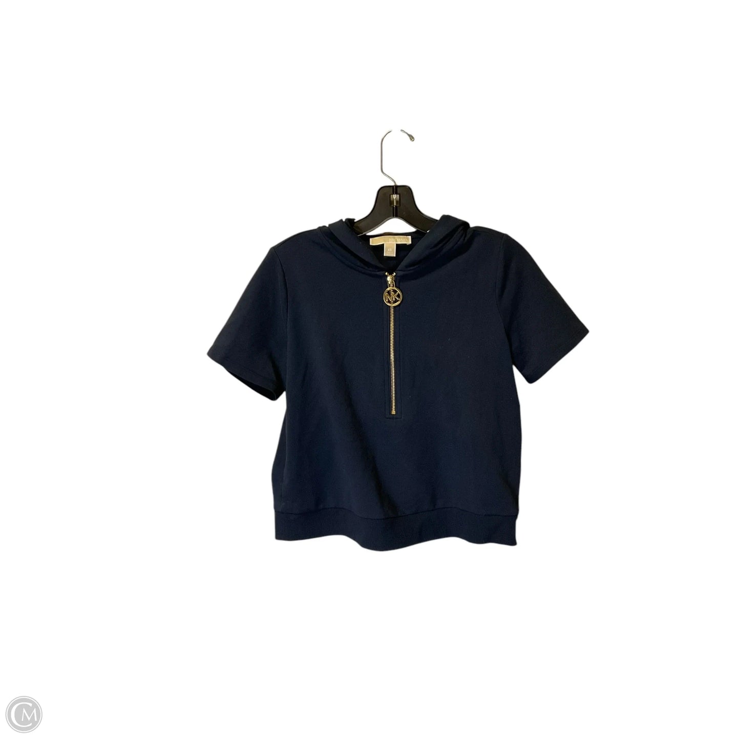 Top Short Sleeve By Michael By Michael Kors In Blue, Size: Xs
