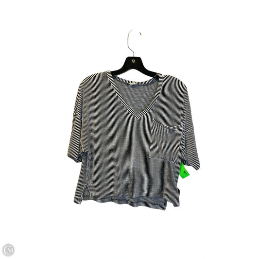 Top Short Sleeve By Clothes Mentor In Striped Pattern, Size: S