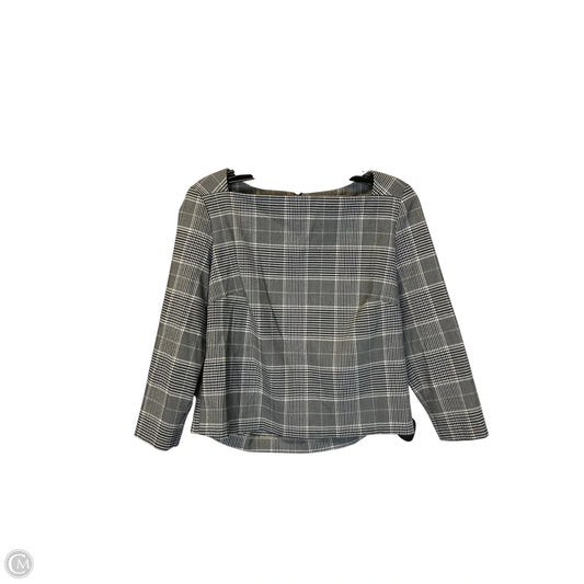 Top 3/4 Sleeve By Rachel Zoe In Plaid Pattern, Size: M