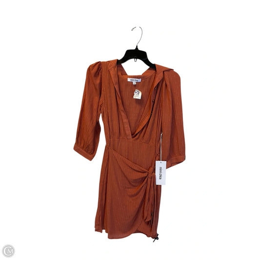 Dress Casual Short By Mimi Chica In Brown, Size: S