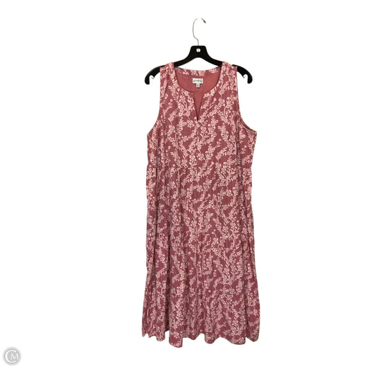 Dress Casual Maxi By Wonderly In Pink, Size: Xl