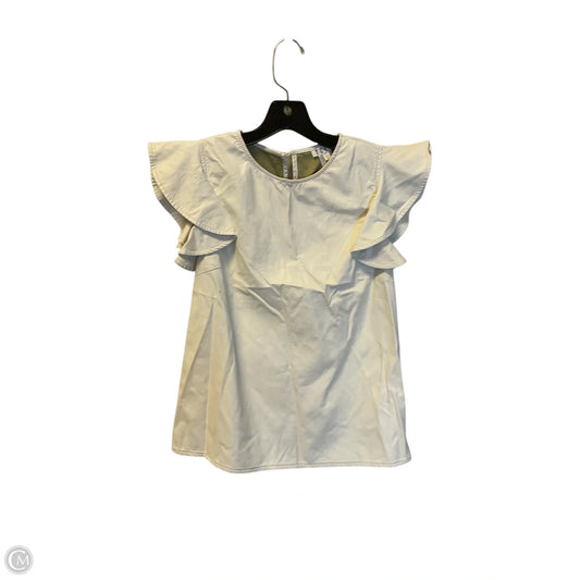 Top Sleeveless By Tcec In Cream, Size: S