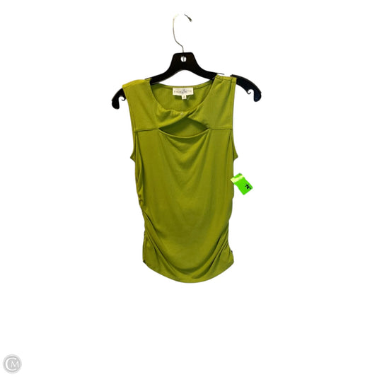 Top Sleeveless By Clothes Mentor In Green, Size: S