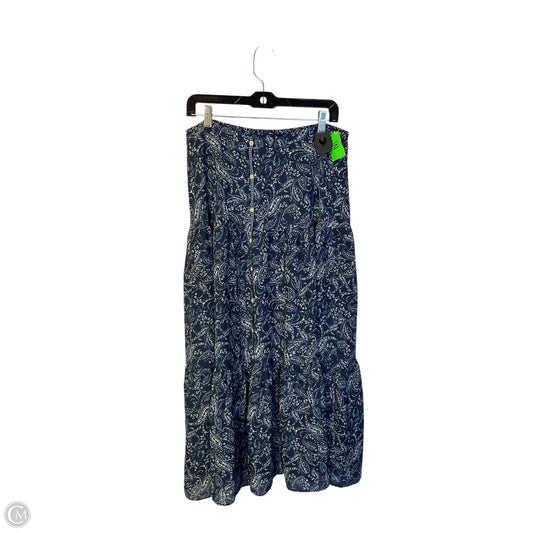 Skirt Maxi By Max Studio In Blue, Size: Xl