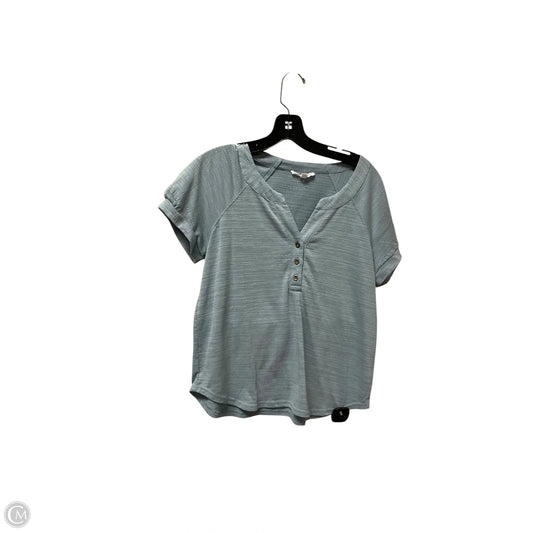 Top Short Sleeve Basic By Jane And Delancey In Blue, Size: S
