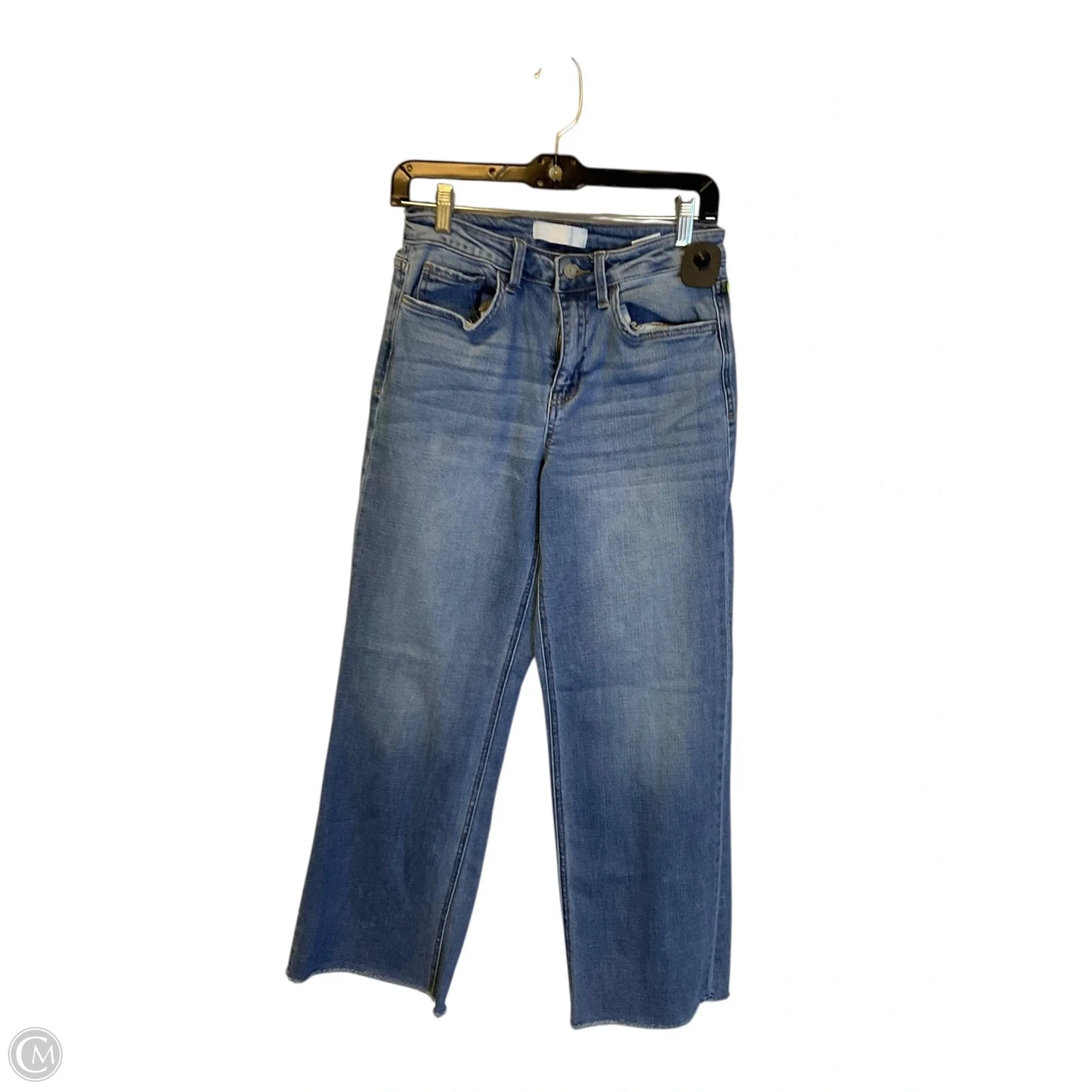 Jeans Straight By Vervet In Blue Denim, Size: 4