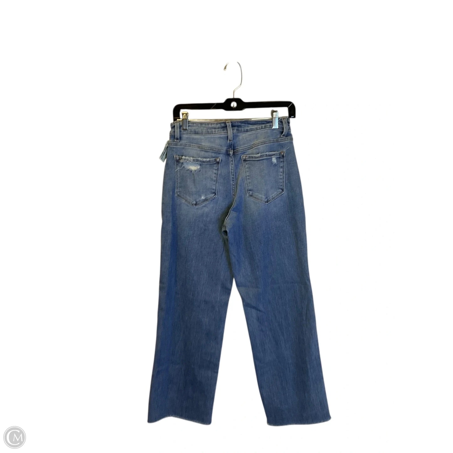 Jeans Straight By Vervet In Blue Denim, Size: 4