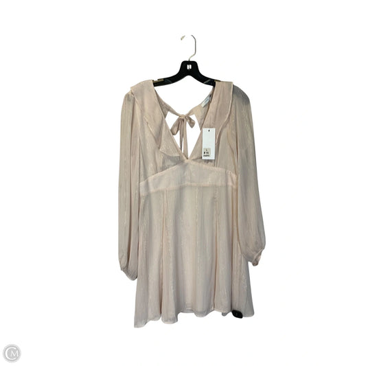 Dress Casual Short By Lush In Pink, Size: L