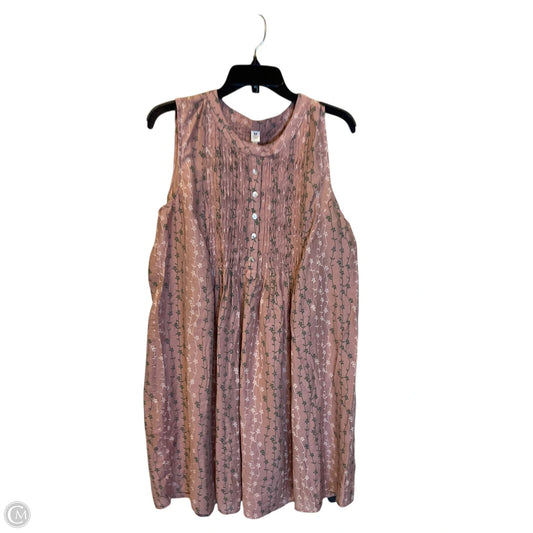 Dress Casual Short By Uncle Frank In Pink, Size: M