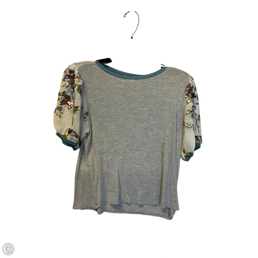 Top Short Sleeve By Tiny In Grey, Size: Xs