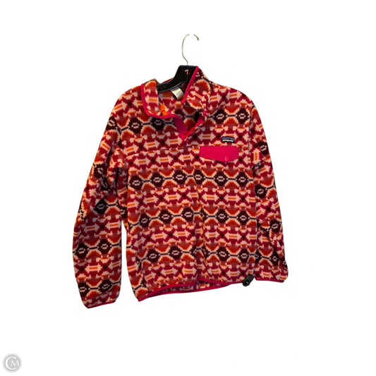 Sweatshirt Collar By Patagonia In Red, Size: S