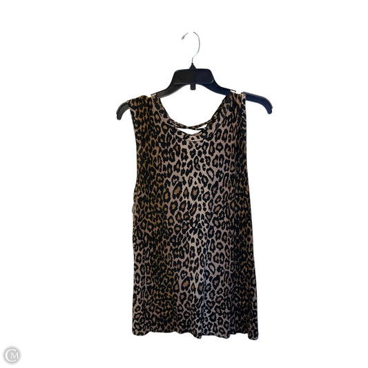 Top Sleeveless By Rachel Roy In Animal Print, Size: Xxl