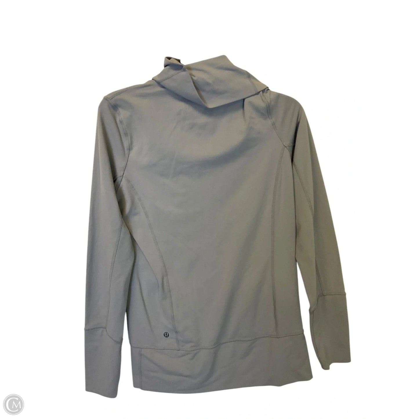 Athletic Jacket By Lululemon In Grey, Size: 6