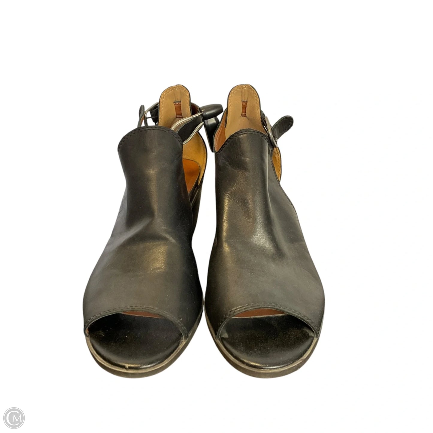 Sandals Heels Block By Lucky Brand In Black, Size: 7.5