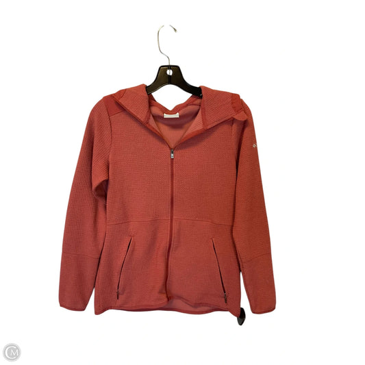 Sweatshirt Hoodie By Columbia In Orange, Size: S