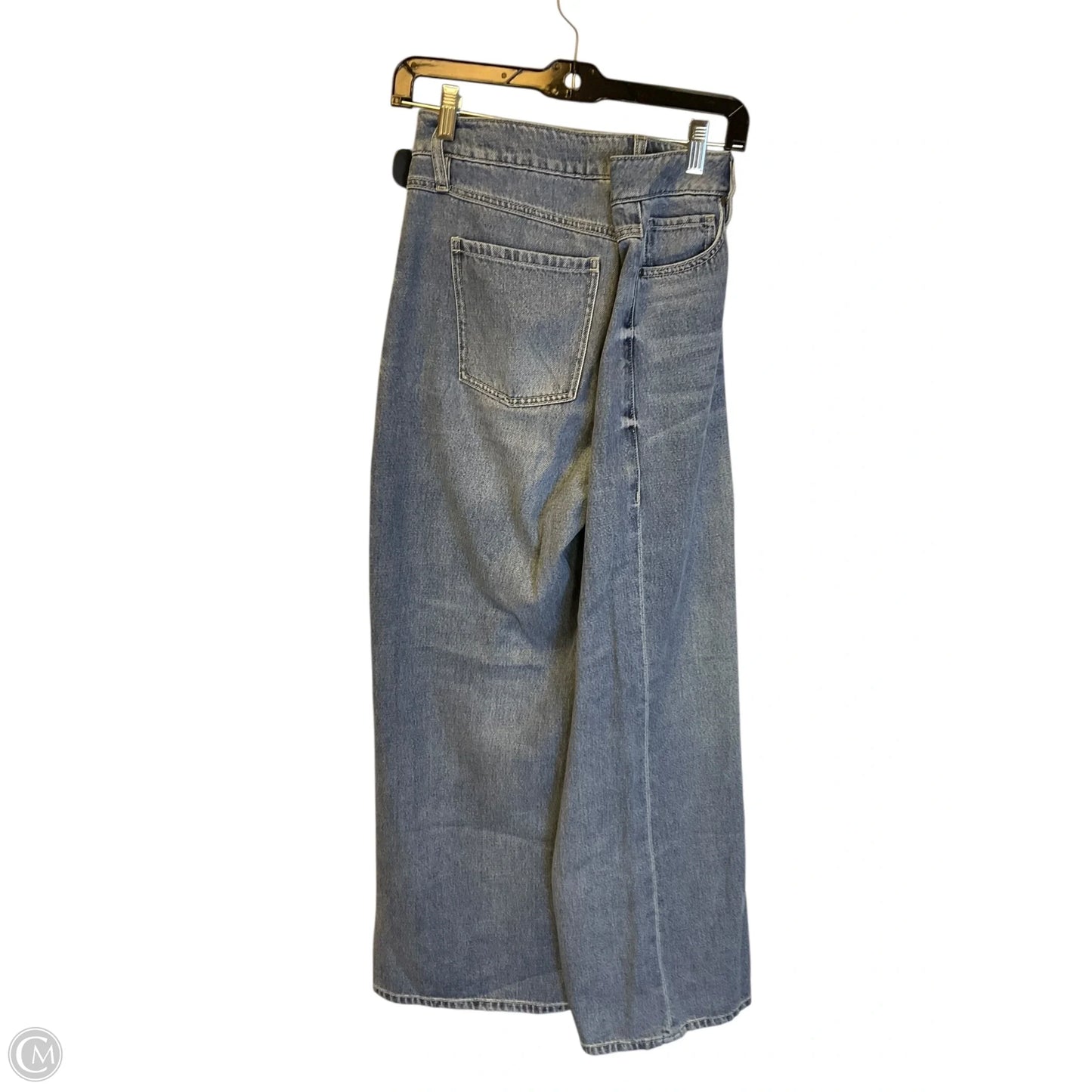 Jeans Wide Leg By Cabi In Blue Denim, Size: 8
