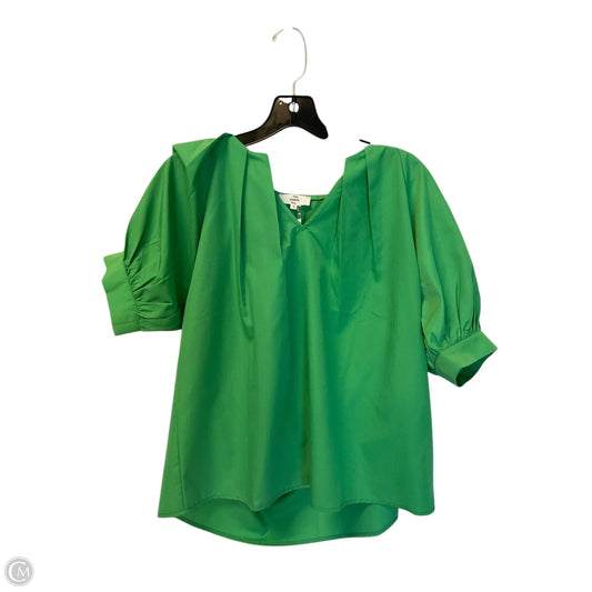 Top Short Sleeve By Entro In Green, Size: S