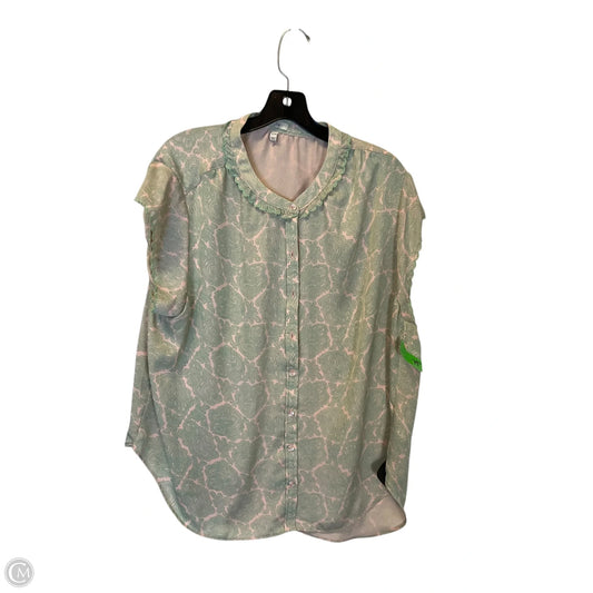 Top Short Sleeve By Joie In Green, Size: Xl