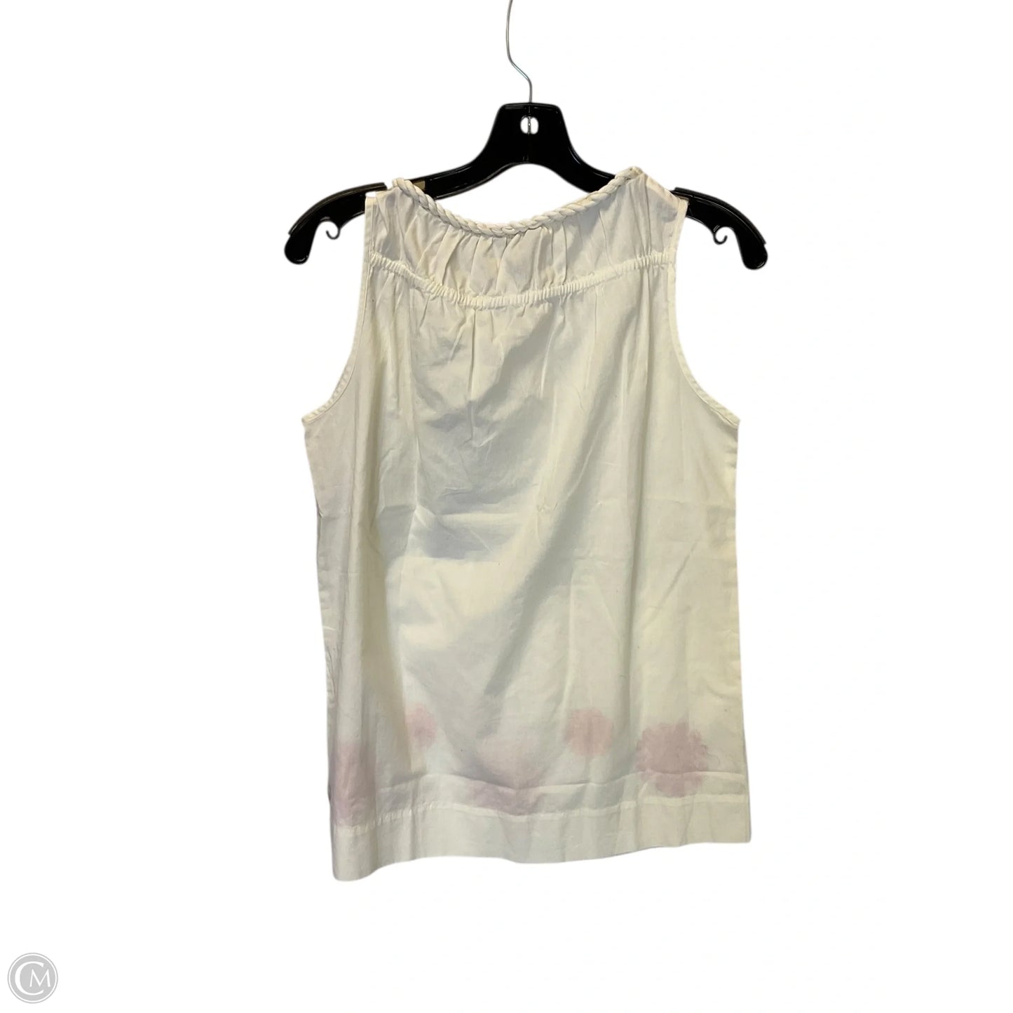 Top Sleeveless By Tommy Hilfiger In Cream, Size: Xs