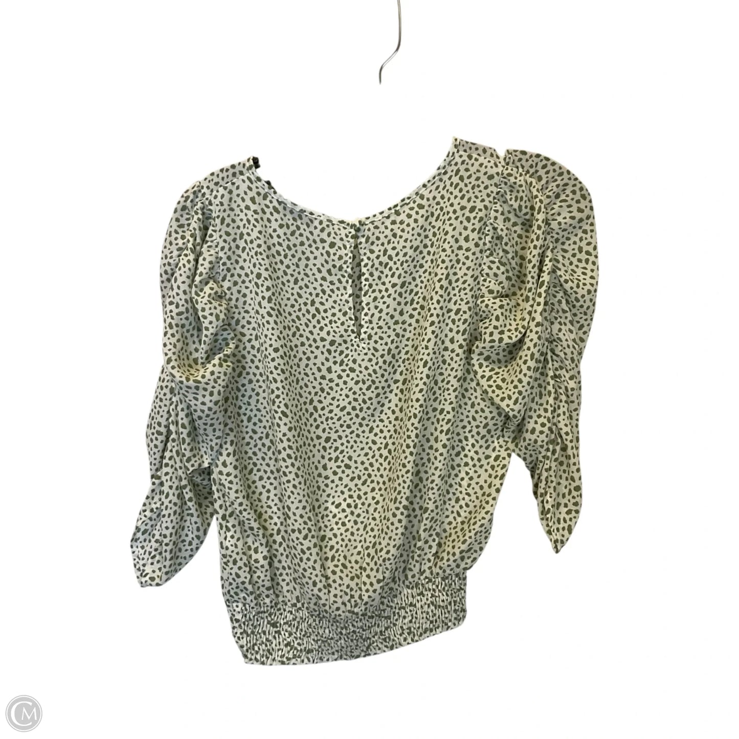 Top Short Sleeve By Paper Crane In Green, Size: S