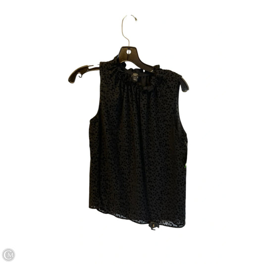 Top Sleeveless By Ann Taylor In Black, Size: S