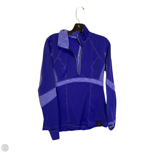 Athletic Jacket By Lululemon In Blue, Size: 10