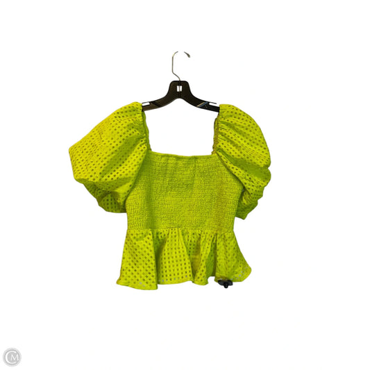 Top Short Sleeve By Entro In Green, Size: L