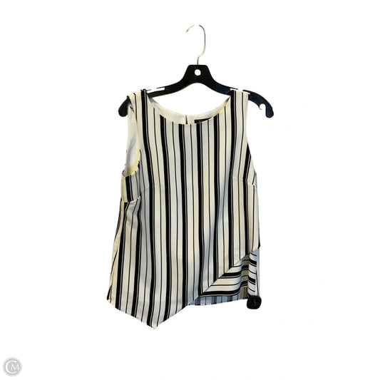 Top Sleeveless By White House Black Market In Striped Pattern, Size: M