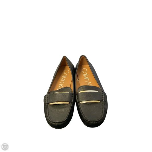 Shoes Flats By Calvin Klein In Black, Size: 7