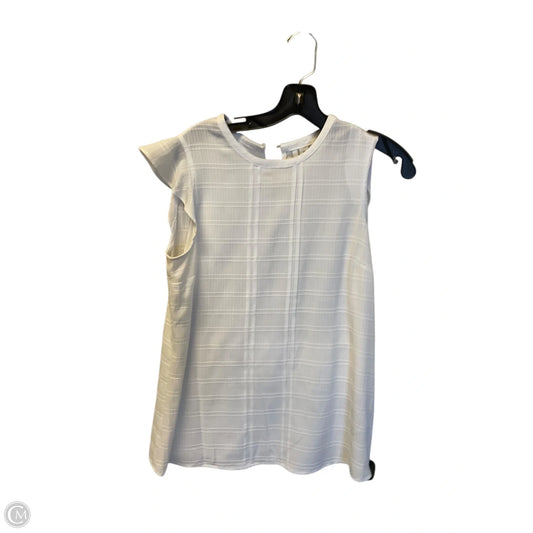 Top Short Sleeve By Elle In White, Size: M