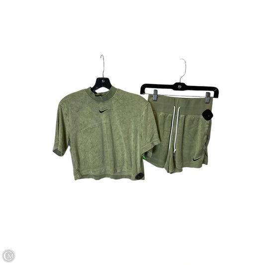 Shorts Set By Nike Apparel In Green, Size: Xs