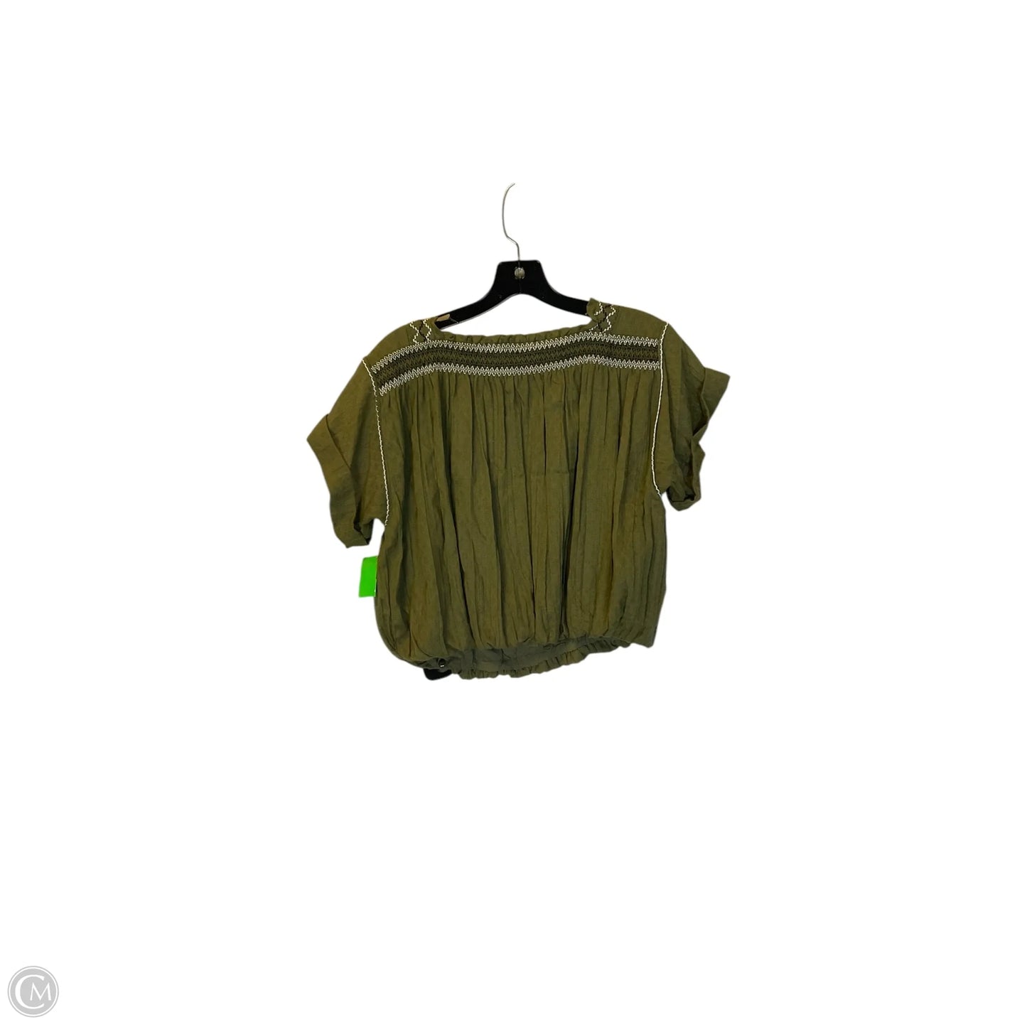 Top Short Sleeve By Free People In Green, Size: Xs