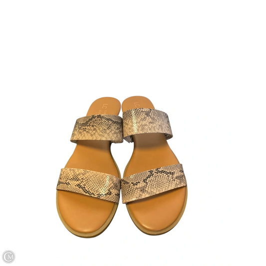 Shoes Flats By Lc Lauren Conrad In Snakeskin Print, Size: 8.5
