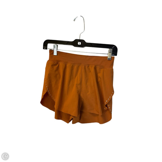 Athletic Shorts By Lululemon In Orange, Size: 0
