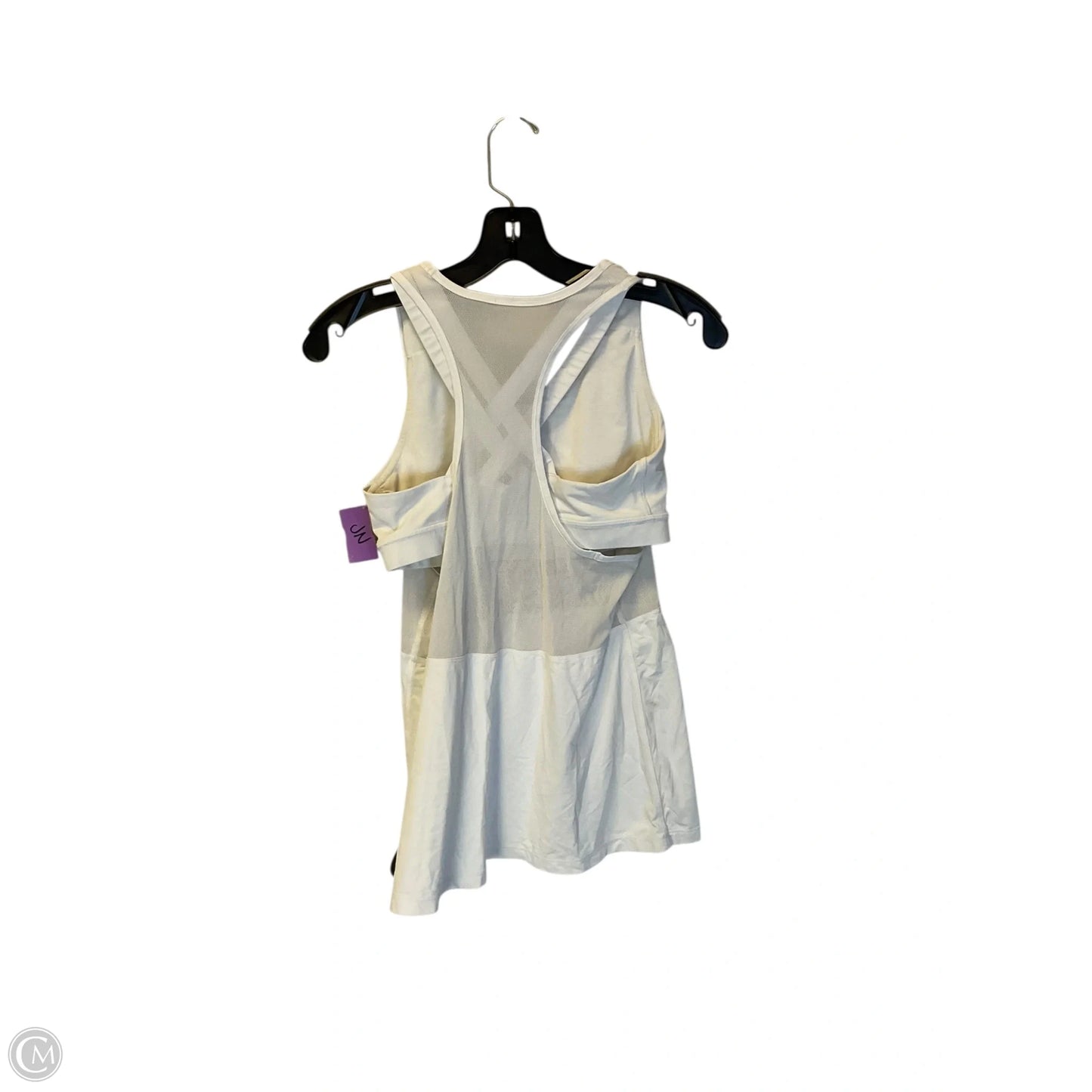 Athletic Tank Top By Lululemon In White, Size: 8