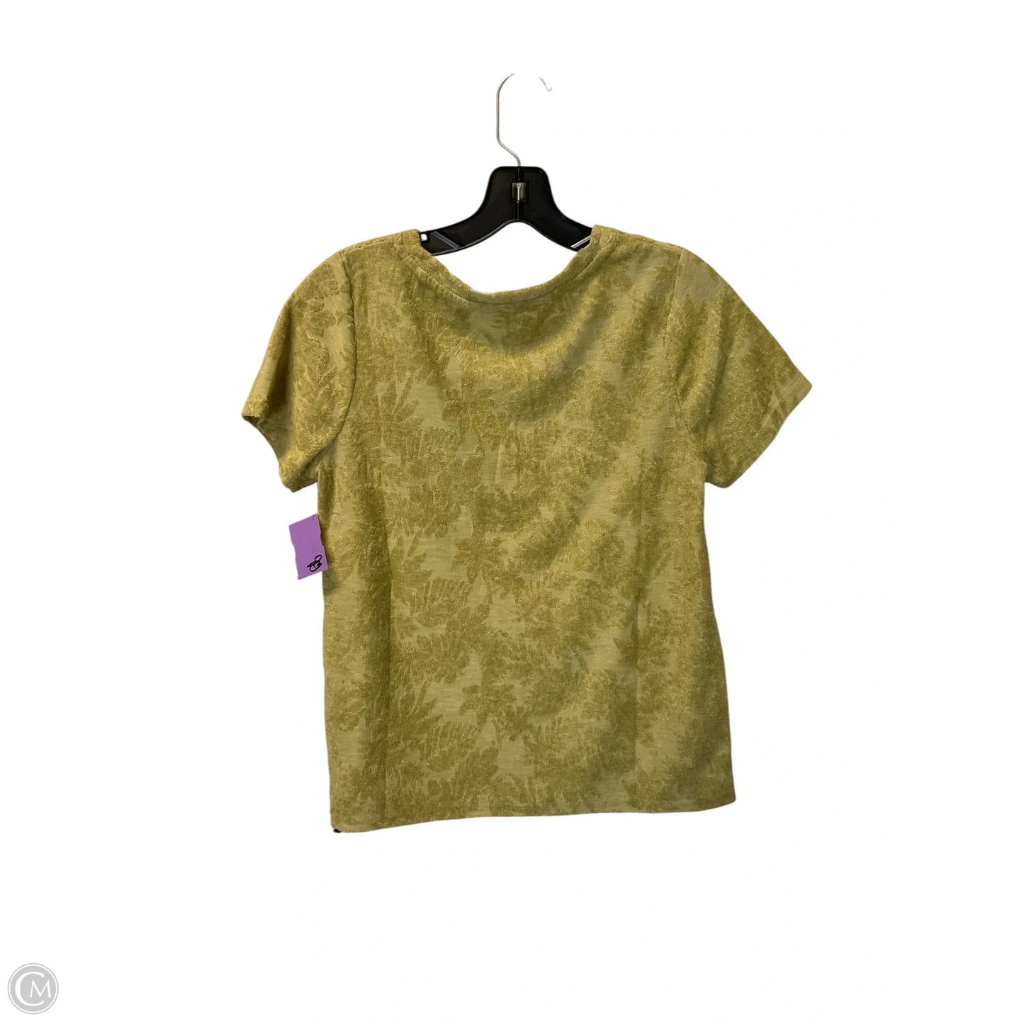 Top Short Sleeve By C And C In Green, Size: M