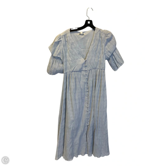 Dress Casual Midi By Chelsea And Violet In Blue, Size: 6
