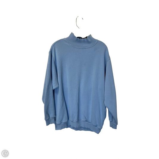 Sweatshirt Collar By Aerie In Blue, Size: S