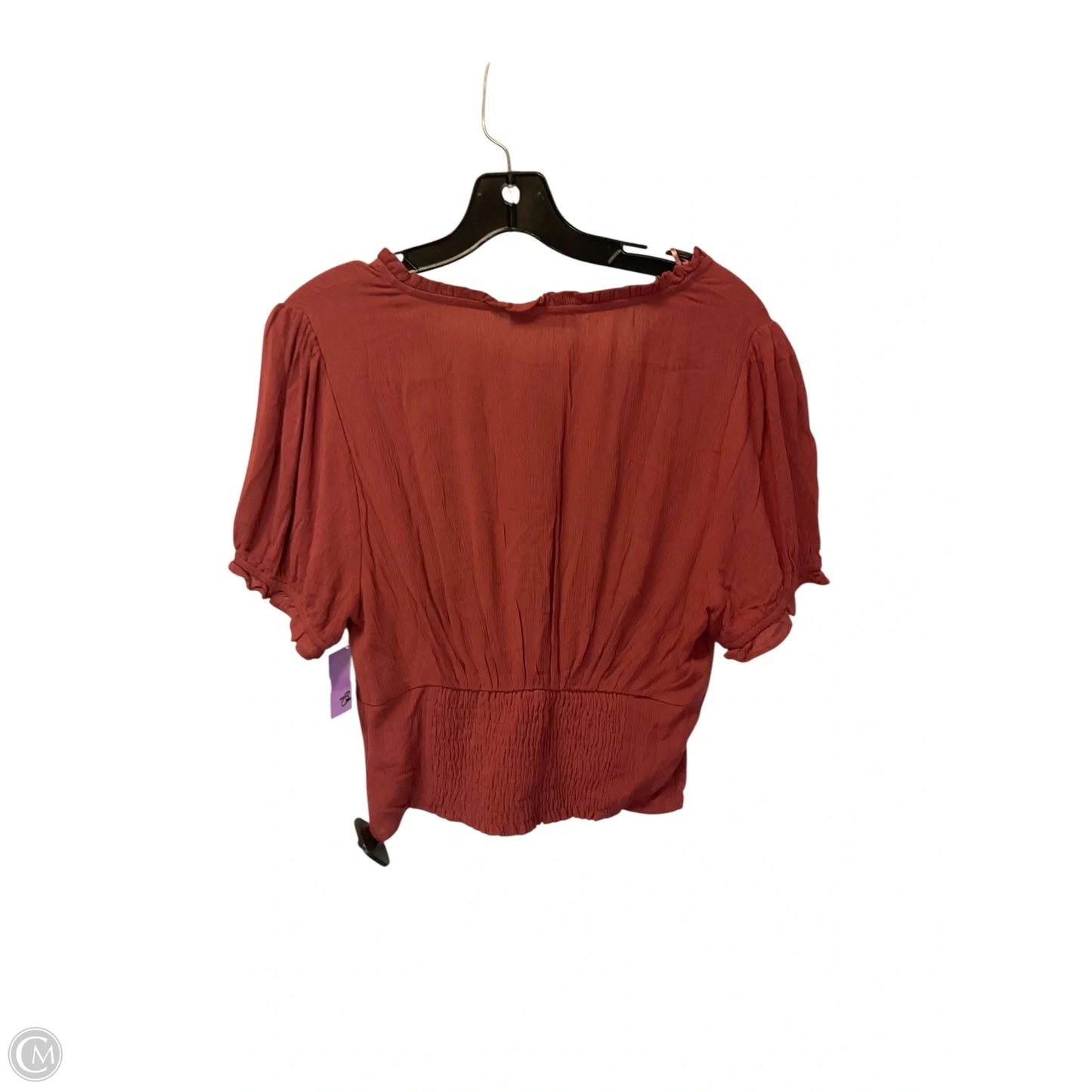 Top Short Sleeve By Paper Crane In Red, Size: M