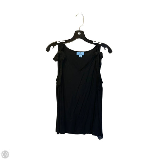 Top Sleeveless By Cece In Black, Size: M